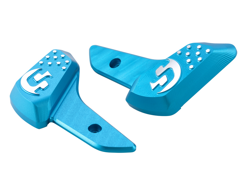 Footrests right and left for Vespa Primavera /Sprint 50-150cc 2T/4T AC, blue matt