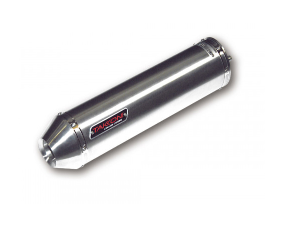 Takkoni stainless steel silencer for VTR 1000 F, 97-05, SC 36, E-approved. Pair