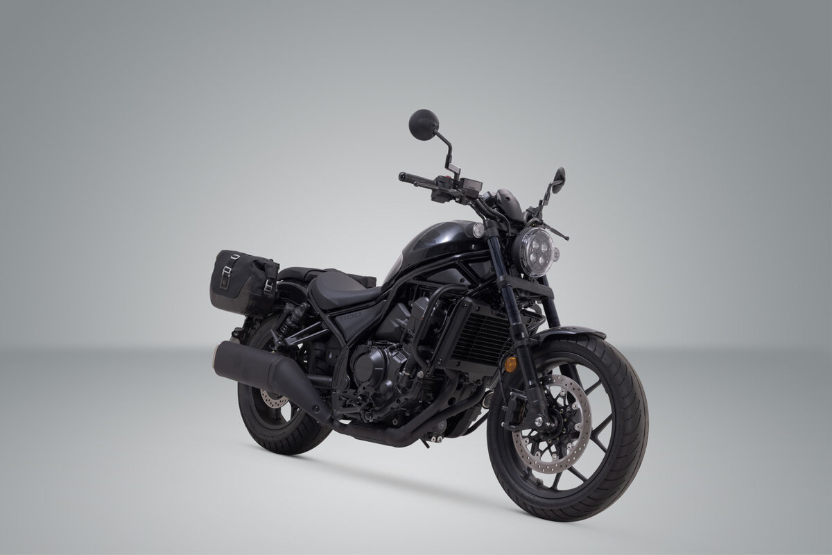 Legend Gear side bag system LC Black Edition for Honda CMX 1100 Rebel /SE (21-)