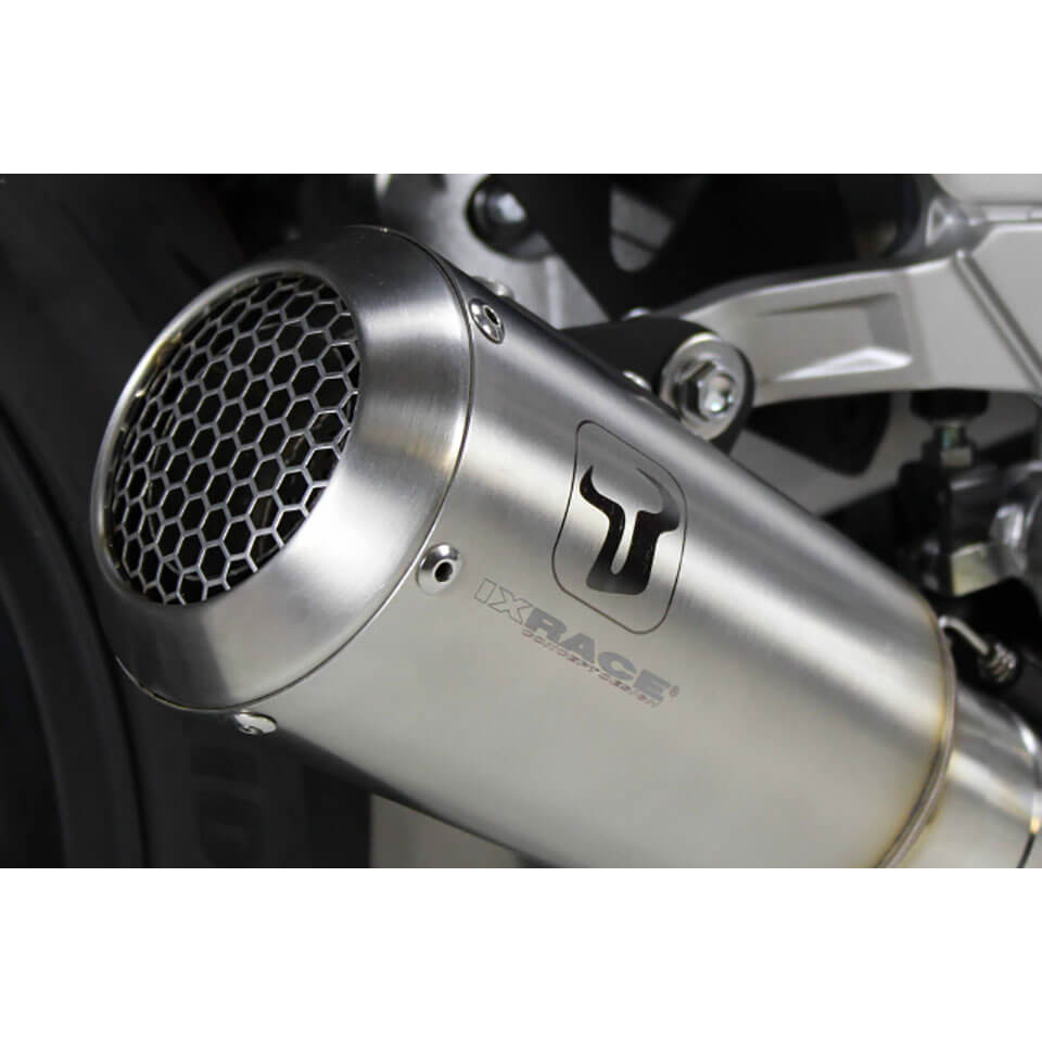 IXRACE MK2 rear muffler KTM Duke 125/390, RC 125/390, stainless steel, E-approved, Euro4