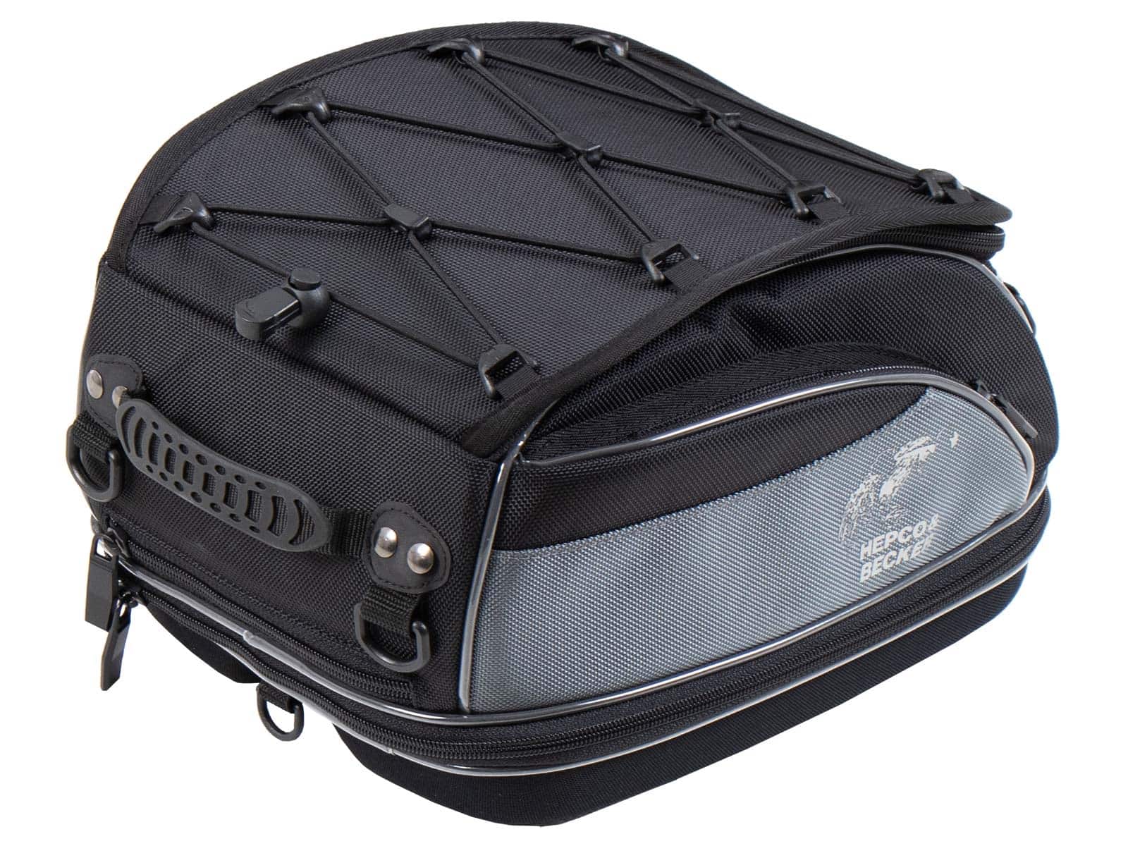 Rear bag Street black, universal belt attachment, Hepco & Becker