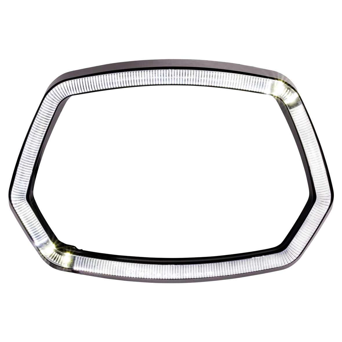Lamp ring black gloss LED light ring for Vespa Sprint 125/150cc 4T ('13-'18)