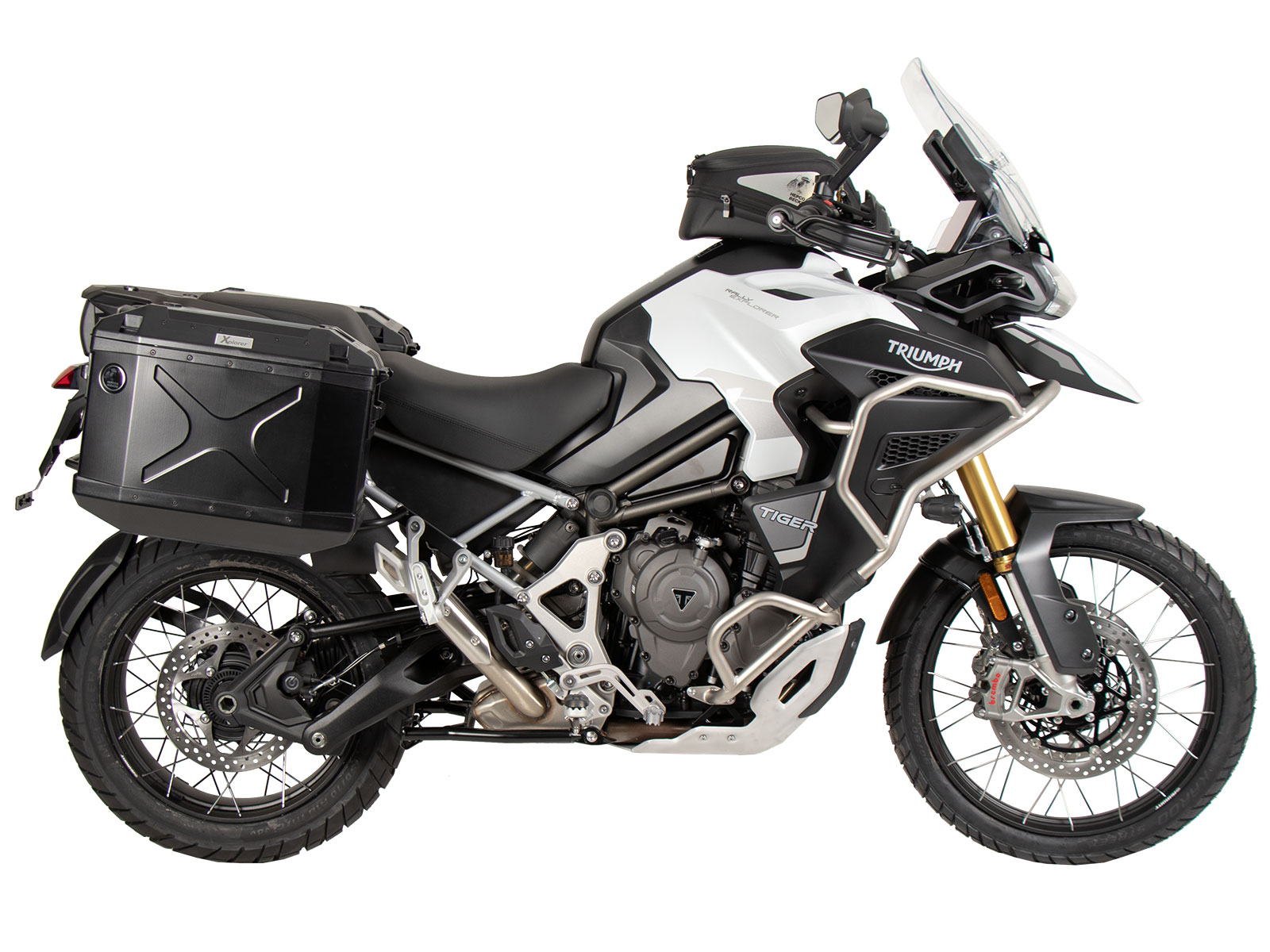 Side case carrier for Triumph Tiger 1200 Rally Pro / GT Pro / GT (22-) Hepco & Becker