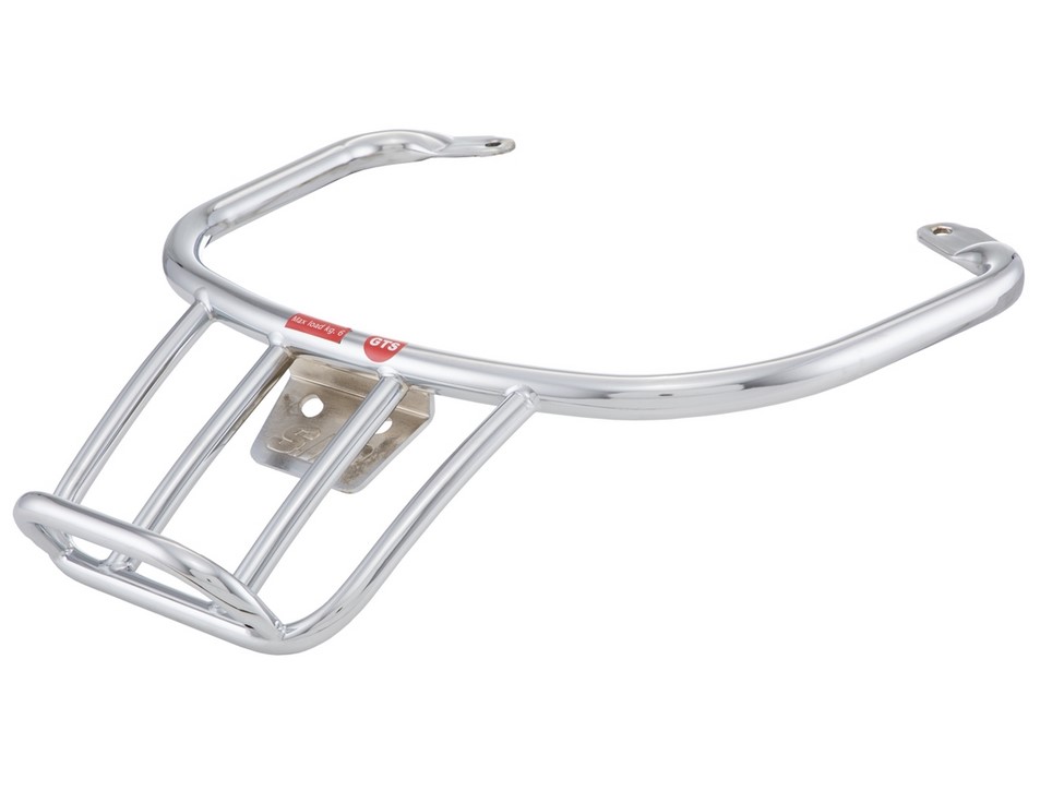 Luggage rack / pillion grab rail rear 70's for Vespa GTS/GTV/GT 125-300cc 4T LC, chrome
