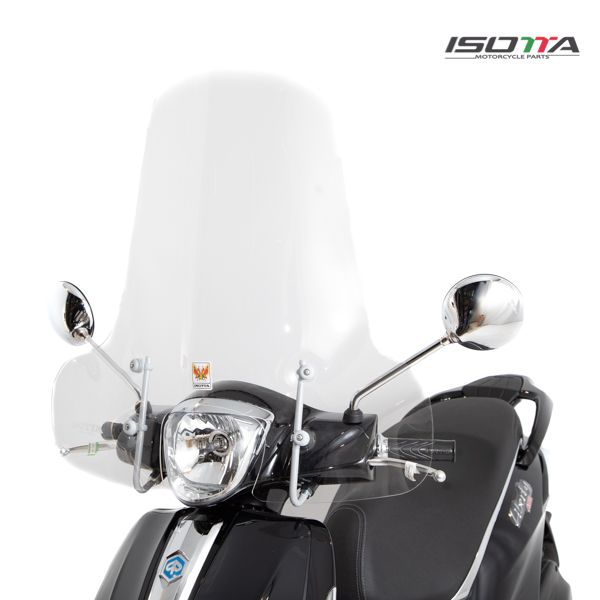Medium-high windshield clear for Piaggio Liberty (16-)