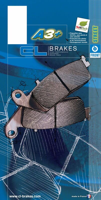 CL BRAKES Street sintered metal brake pads - 2245A3+