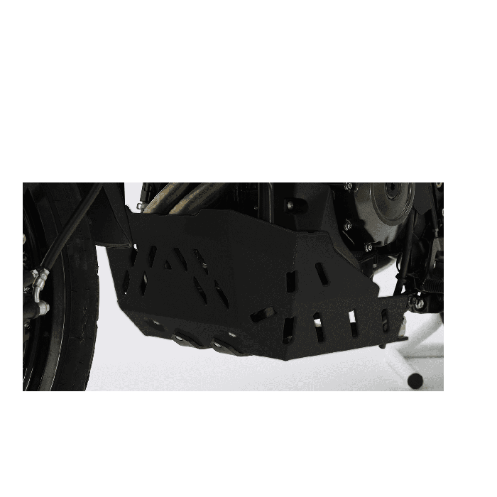 Black aluminum engine guard for Suzuki V-Strom 800 DE (23-)