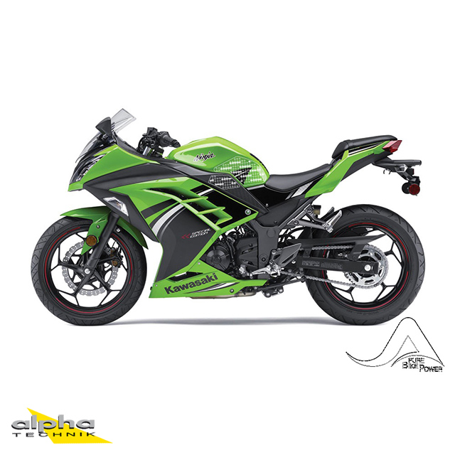 Stompgrip klar, Volcano, für Kawasaki, Ninja 250SL, Z300 2015-2016, Ninja 300 2013-2017, Z250SL 2015