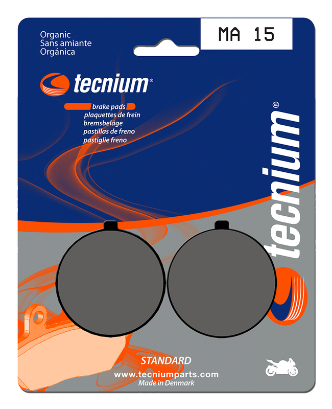 Tecnium Street Organic Brake Pads - MA15