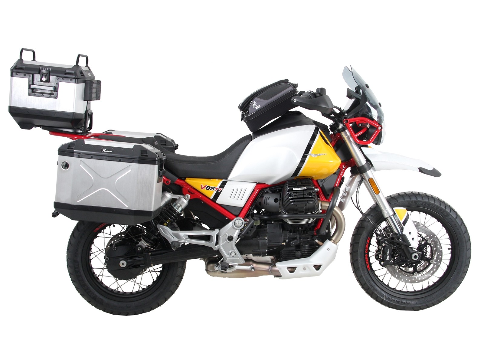 Easyrack Topcaseträger black for V85 TT (Bj.19-) Hepco & Becker