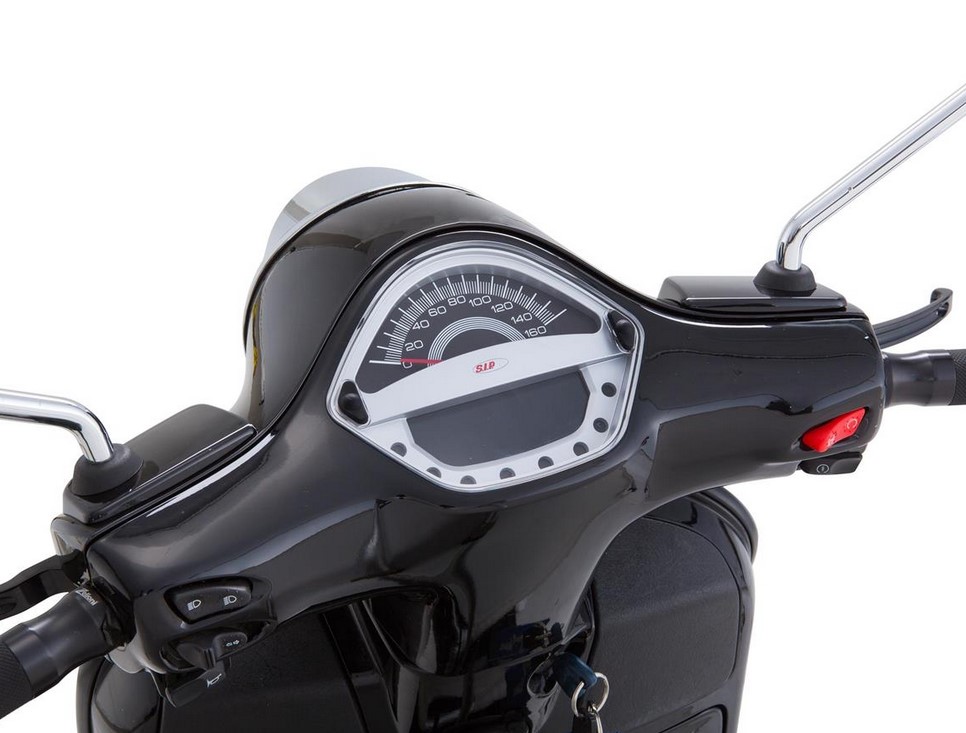 Tachometer/Speedometer for Vespa GTS/GTS Super/GTS SuperSport, i.e., 125-300cc (-'14), silver