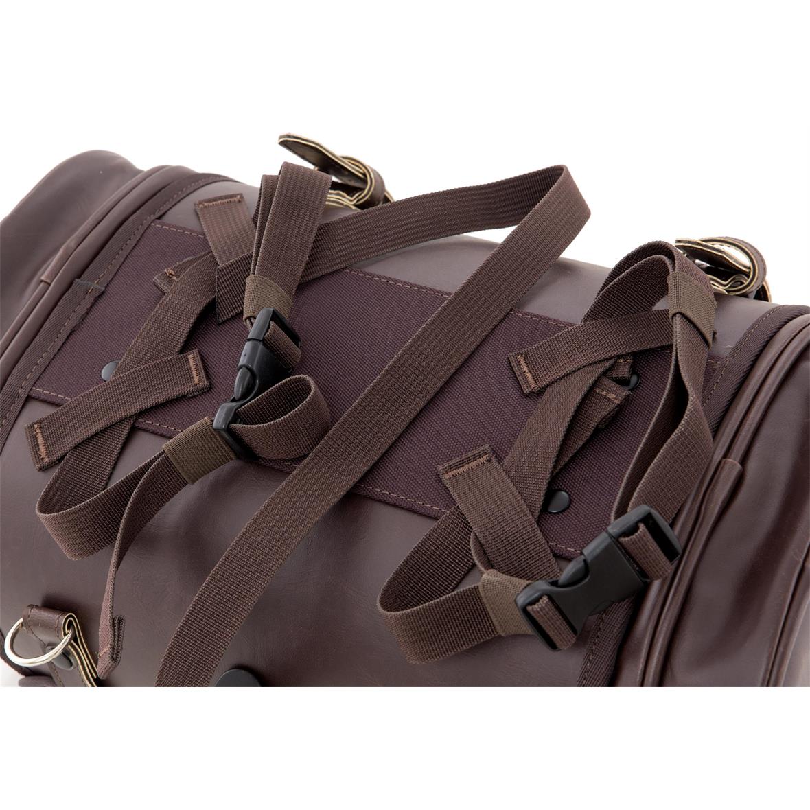 Bag "Classic" small for Vespa - dark brown, imitation leather
