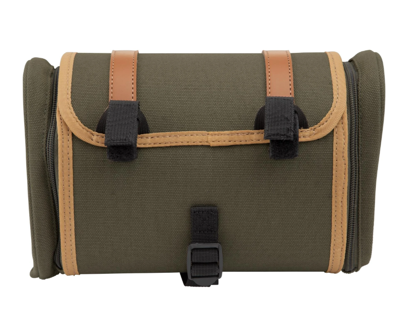 Bag "Classic" luggage rack / socius holder rear for Vespa, canvas, olive