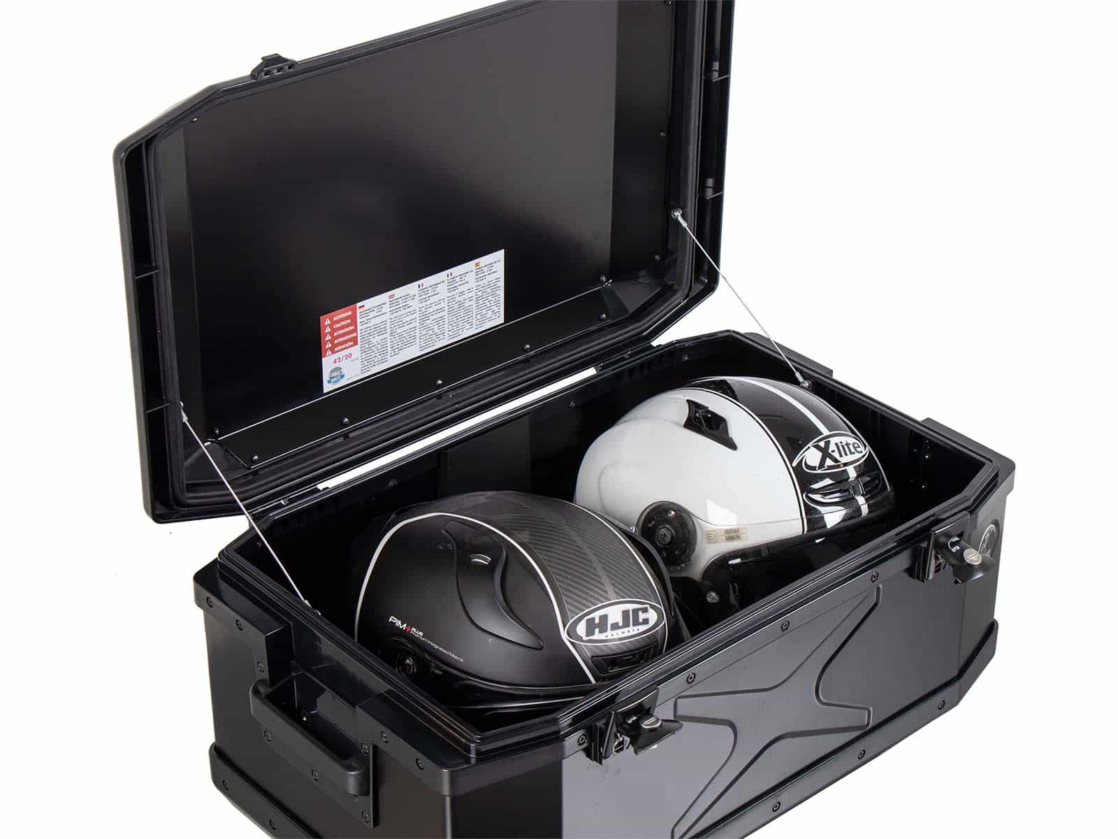 Alu-Topcase Xplorer 60 Liter Aluminum black Hepco & Becker