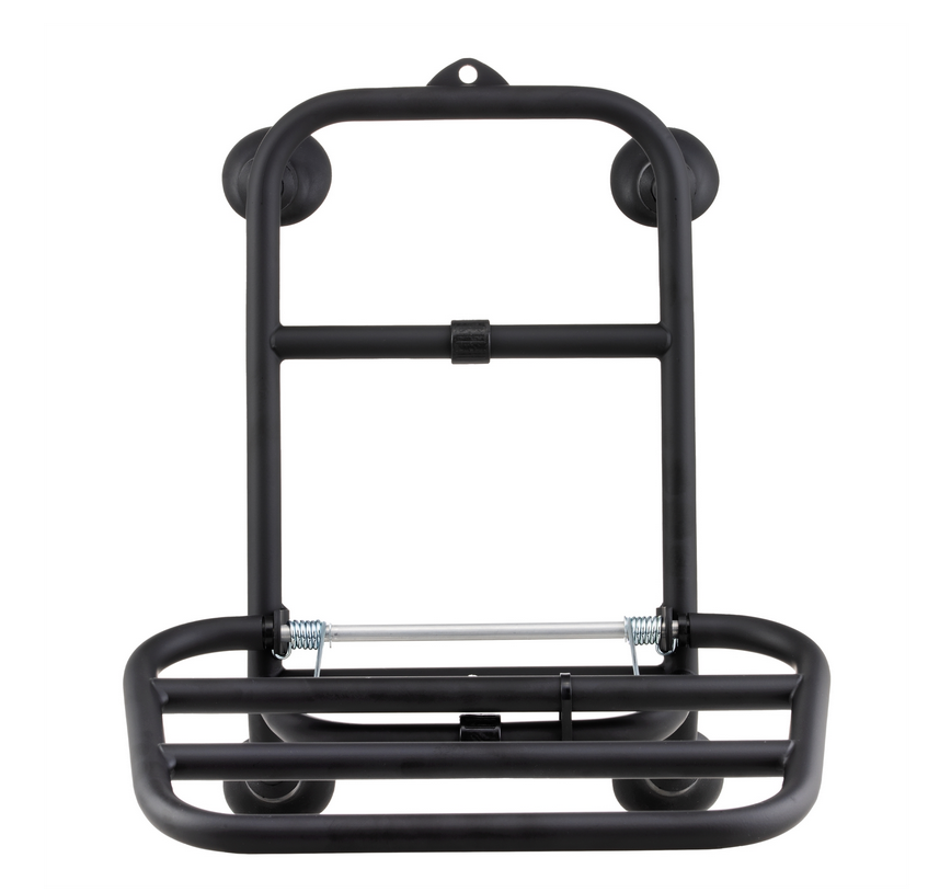 Front luggage rack for Vespa GTS /GTS Super HPE /GTV 125/300 ('19-), foldable, black matt