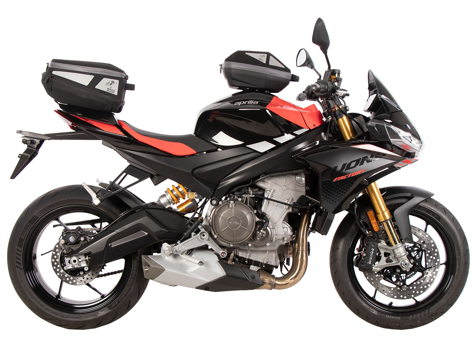 Basic tank ring incl. tank bag closure unit for Aprilia Tuono 660 Factory (22-)