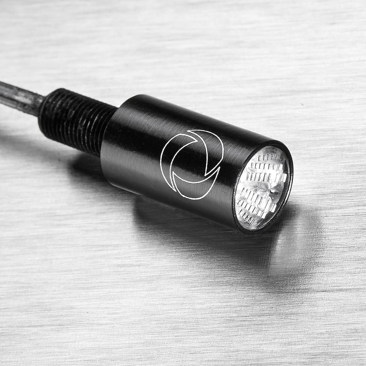 Kellermann turn signal, rear and brake light, Atto DF Integral, aluminum, LED, HL/HR 12 V, glossy black