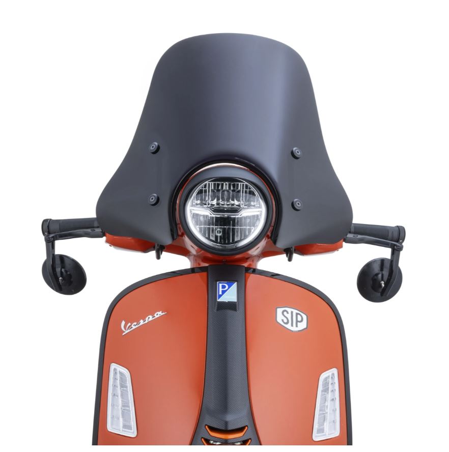 ERMAX Sportivo windshield, H 305 mm for Vespa GTS/GTS Super (`23-), black tinted