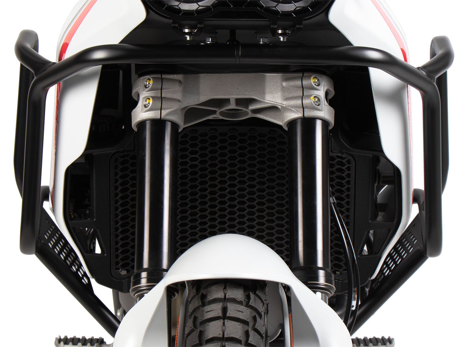 Tank protection bar black for Ducati Desert X Rally (24-) Hepco & Becker