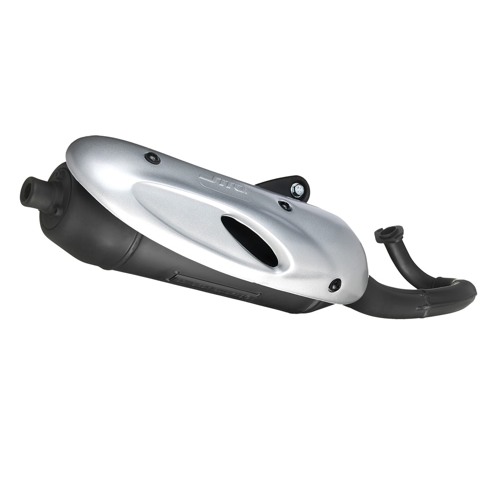 Sito / LeoVince exhaust system Sito Standard, steel for Yamaha Aerox 50 Cat liquid cooled (Bj.04-12)