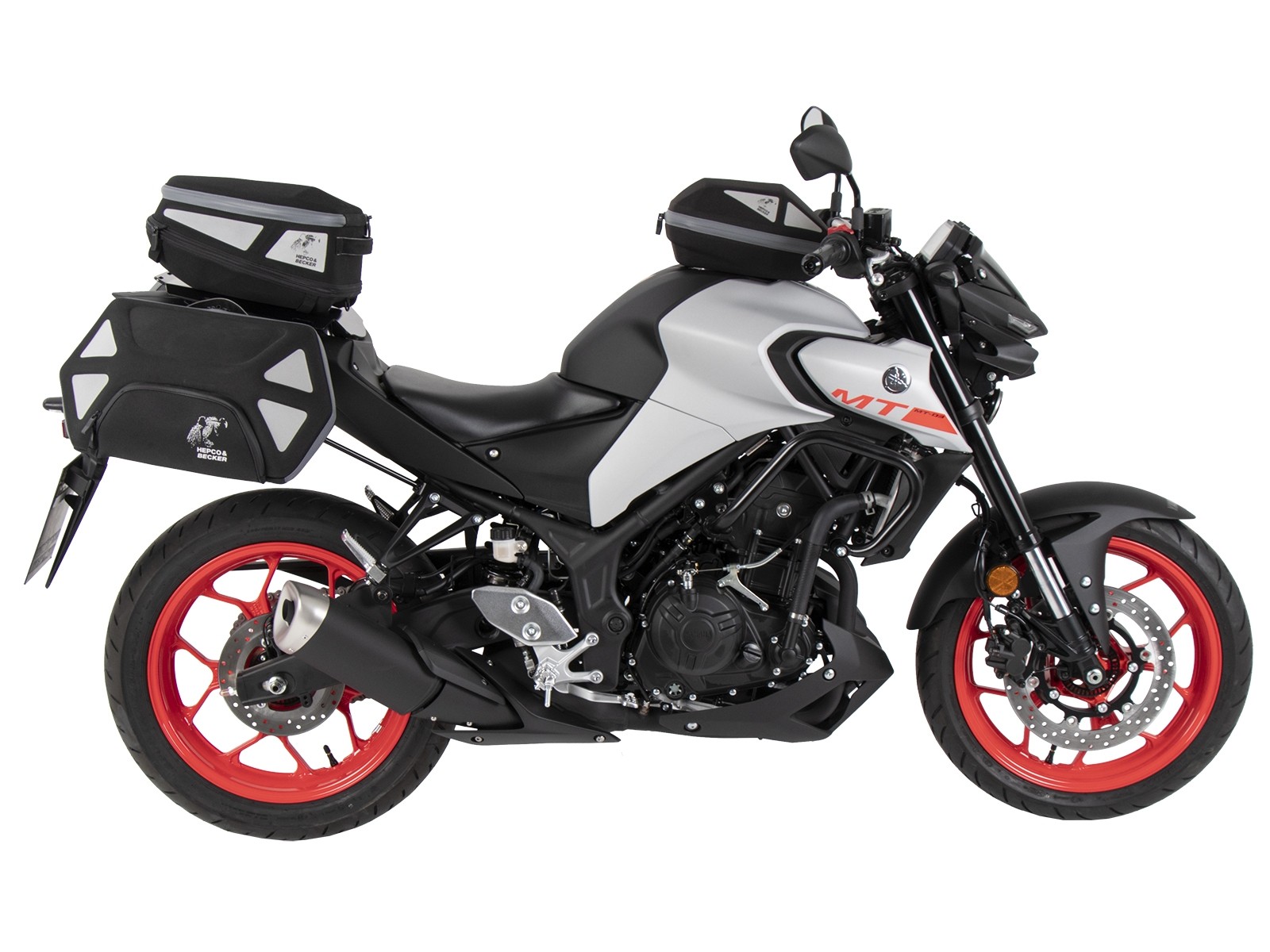 C-Bow side carrier black for Yamaha MT-03 (Bj.20-) Hepco & Becker