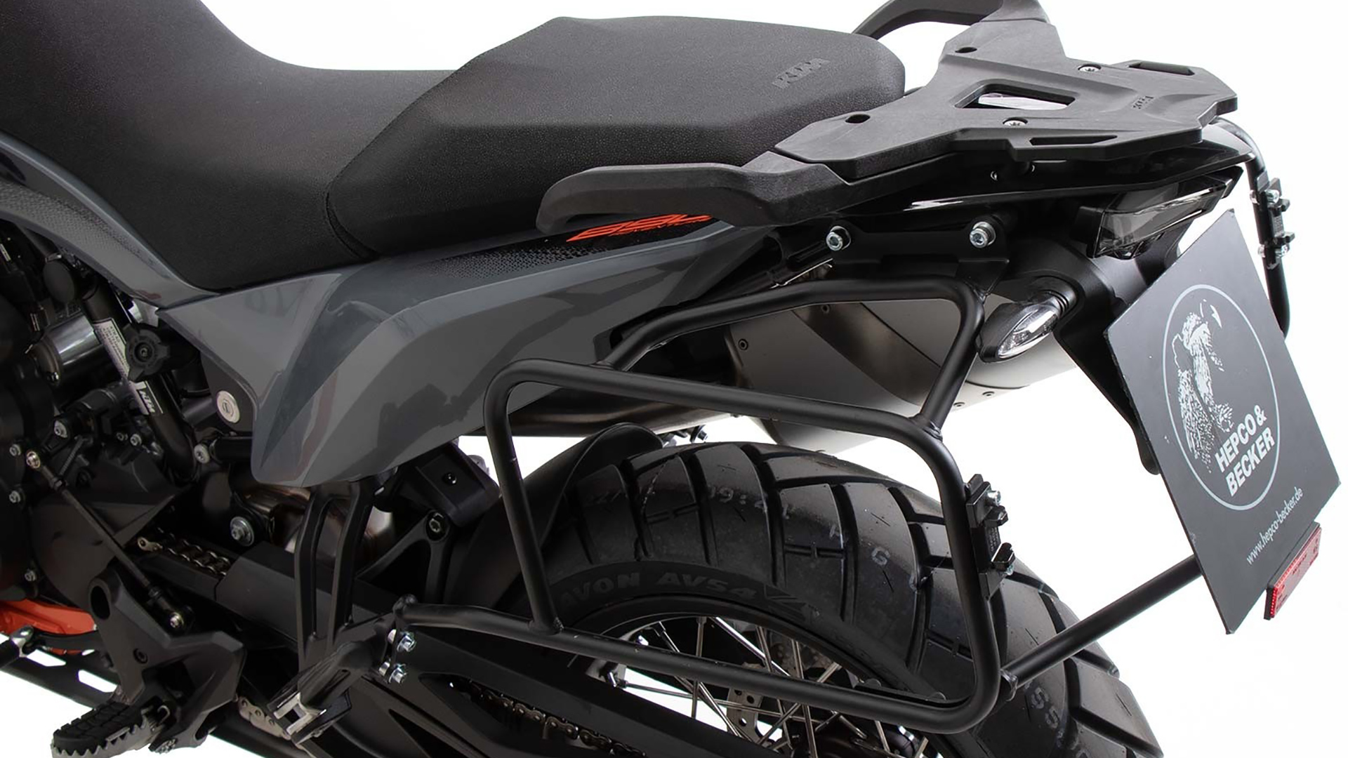 Side case carrier fixed screwed for KTM 890 Adventure (21-) Hepco & Becker