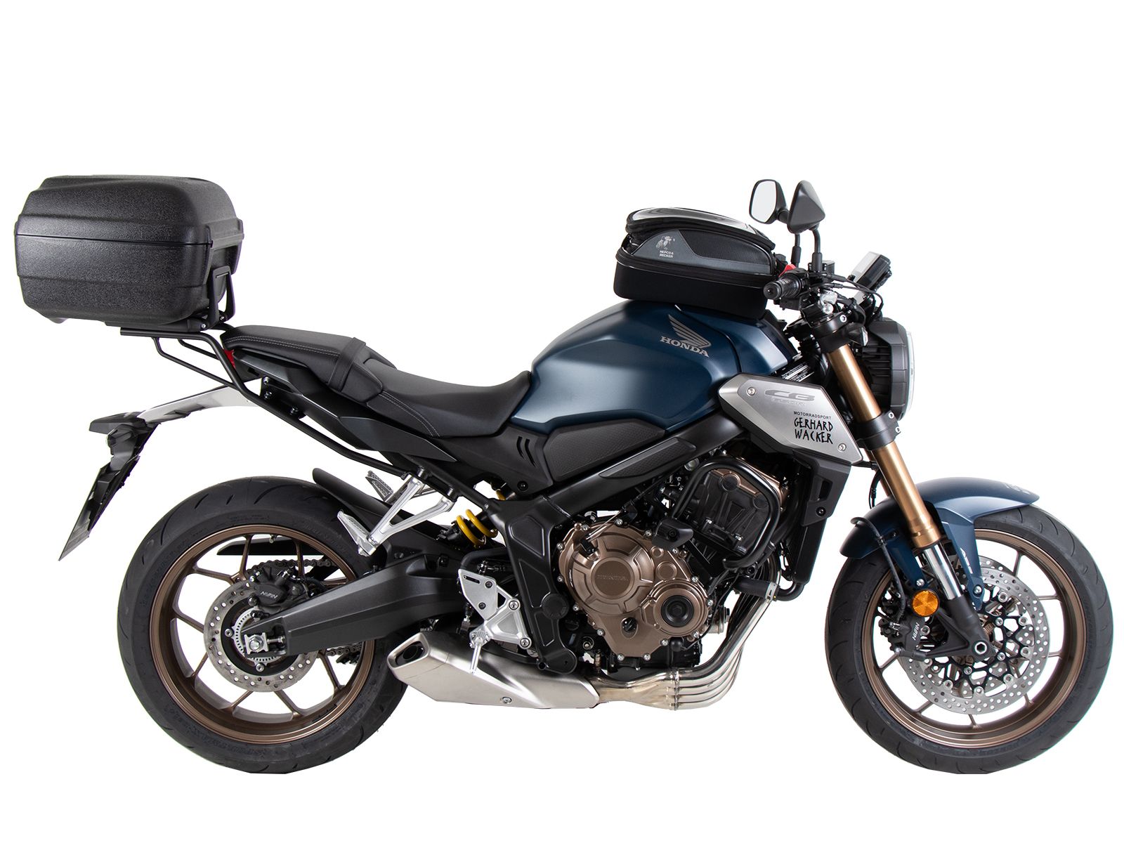 Easyrack top case carrier black for Honda CB 650 R (21-23) Hepco & Becker