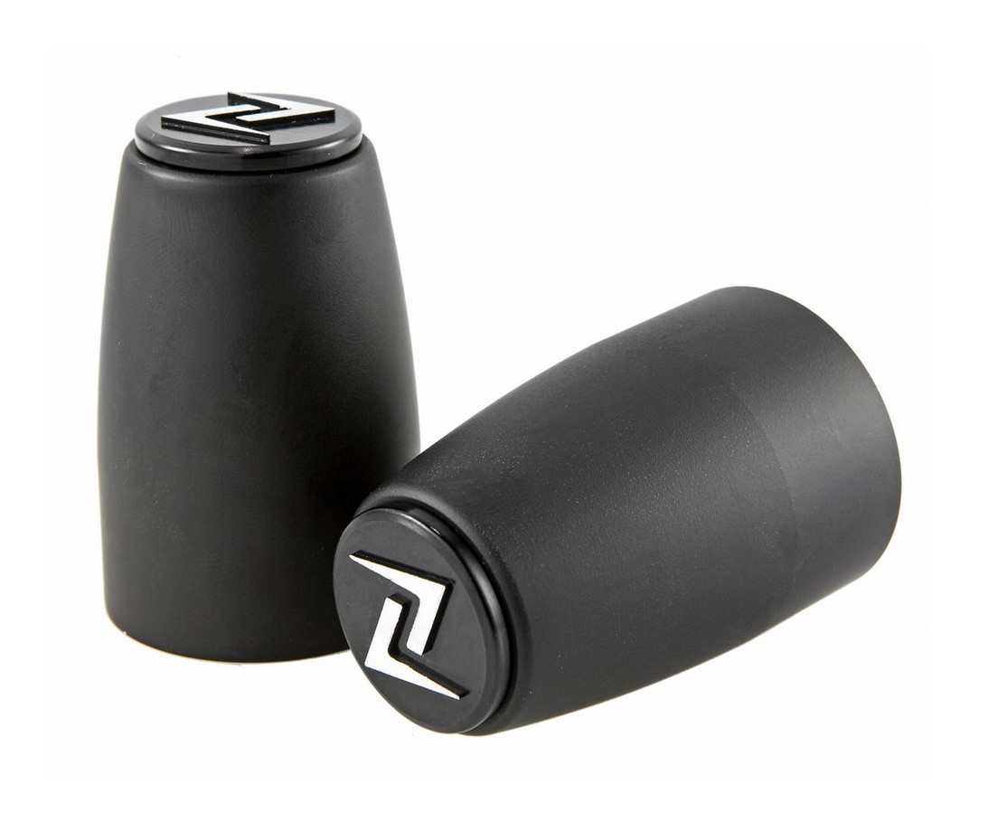 Handlebar end weights ZELIONI for Vespa, pair, black matt
