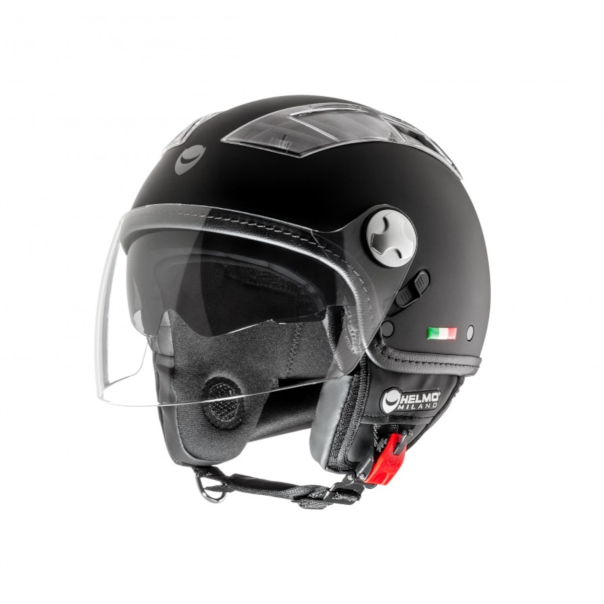 Helmo Milano Demi Jet, Turbine, black matt