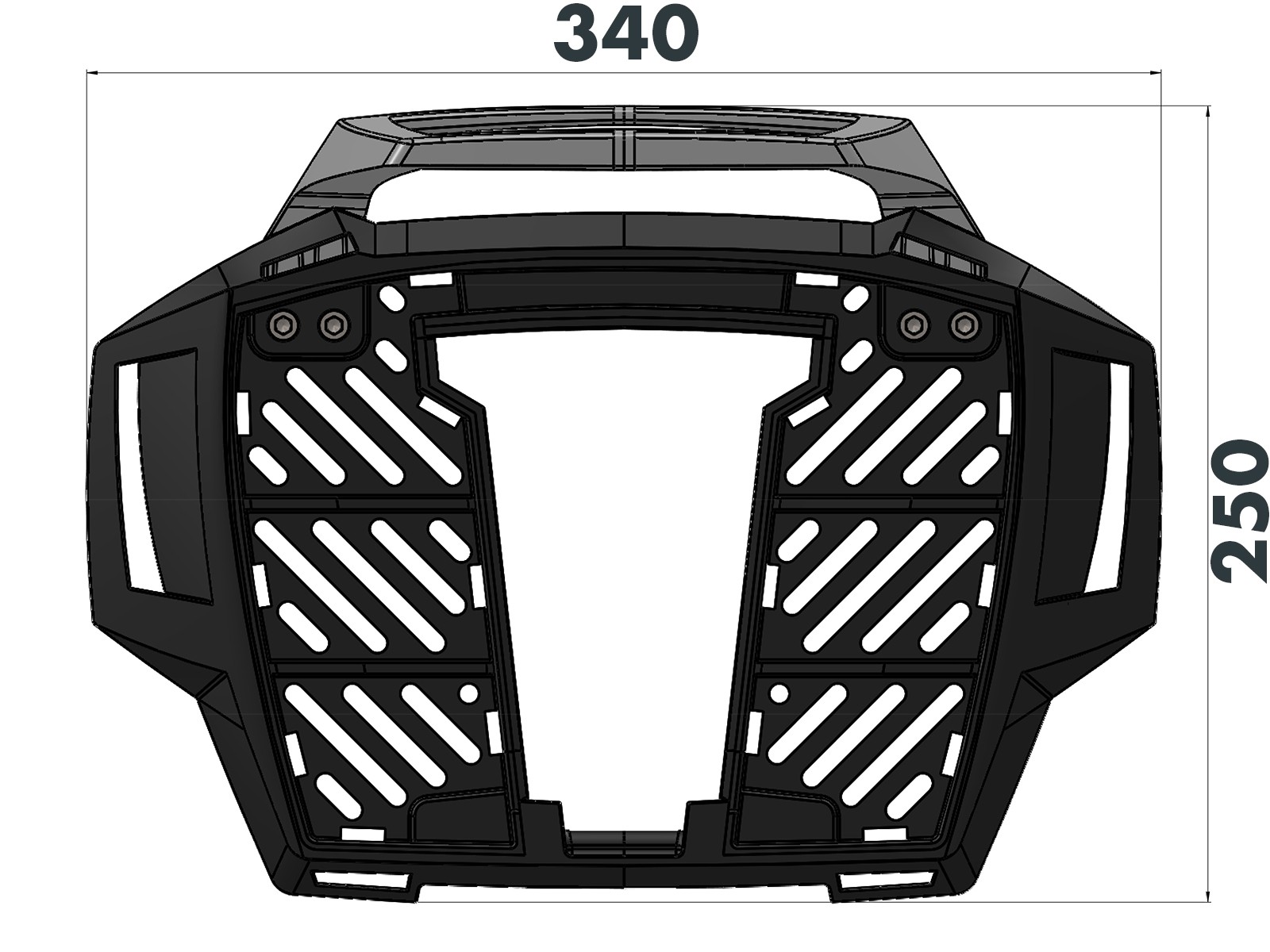 Alurack top case carrier for BMW F 900 R (25-) Hepco & Becker