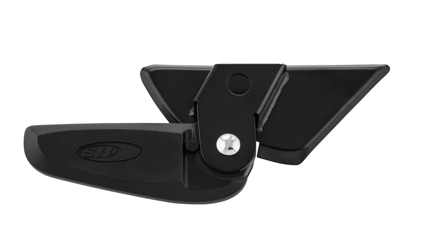 Footrests right and left for Vespa LX /LXV /S 50-150cc, black / black