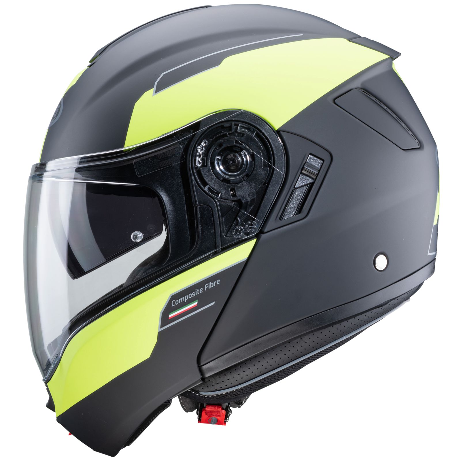Caberg Helmet Levo Prospect, matte black / fluo yellow