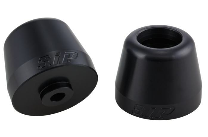 Handlebar end weights left/right for Vespa Primavera/Sprint/ET/LX/LXV/S, black matt