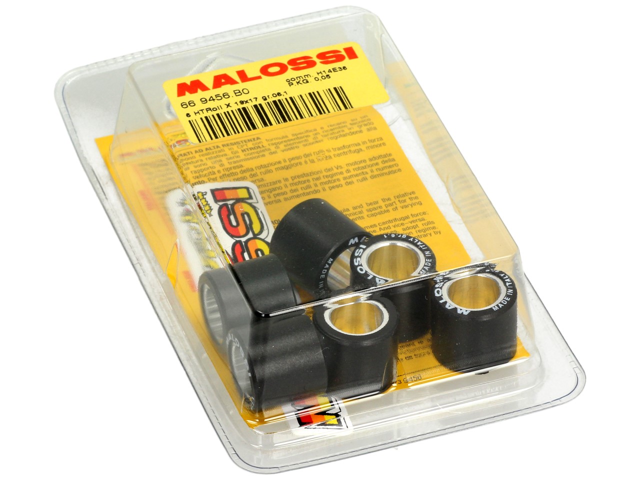 Malossi variator pulley set, 19x17 mm, 6,1 g, piece: 6