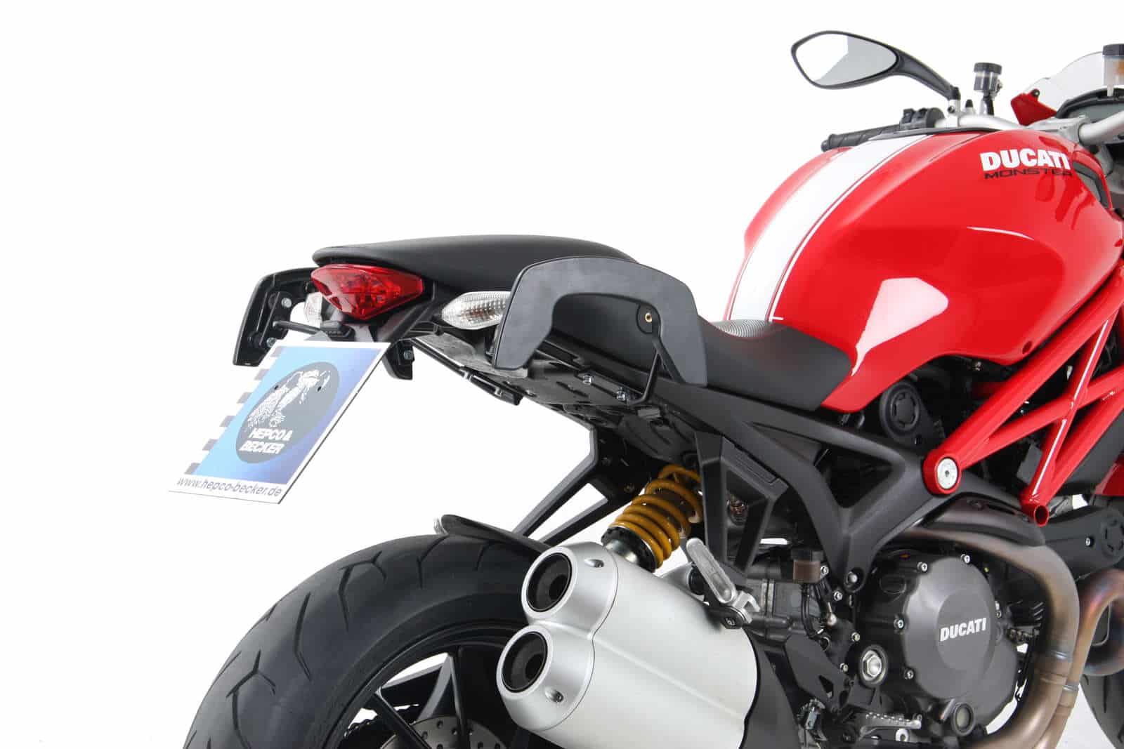 C-Bow side carrier black for Ducati Monster 1100 Evo (11-13) Hepco & Becker