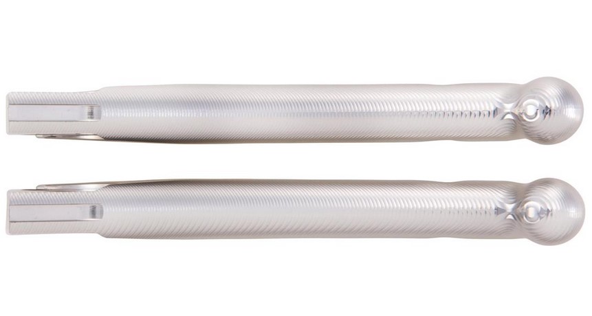 Sport lever set brake ZELIONI Shorty 3D for Vespa, right and left, silver anodized
