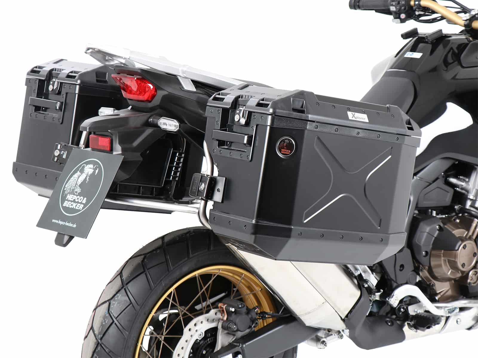 Carrier set cutout black for Honda CRF 1100 L Africa Twin (24-) Hepco & Becker