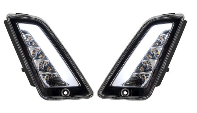 Turn signal kit front & rear for Vespa GTS/GTS Super/GTV 125-300cc ('14-), clear