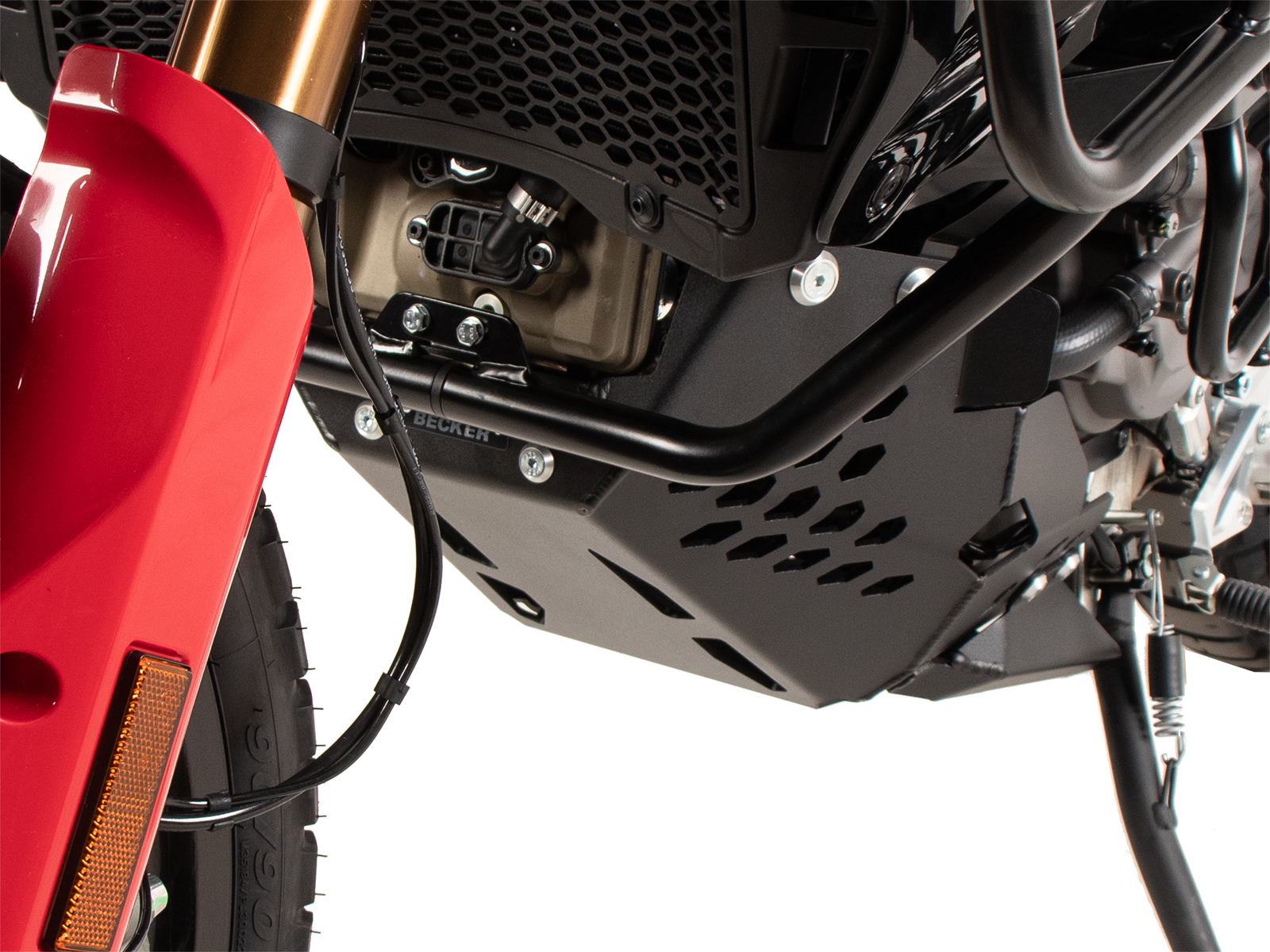 Engine protection plate black for Ducati Desert X Rally (24-) Hepco & Becker