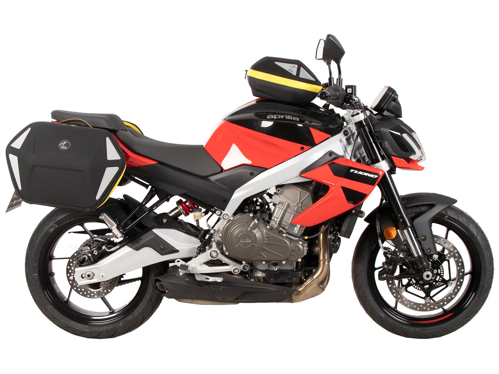 C-Bow side carrier black for Aprilia Tuono 457 (25- ) Hepco & Becker