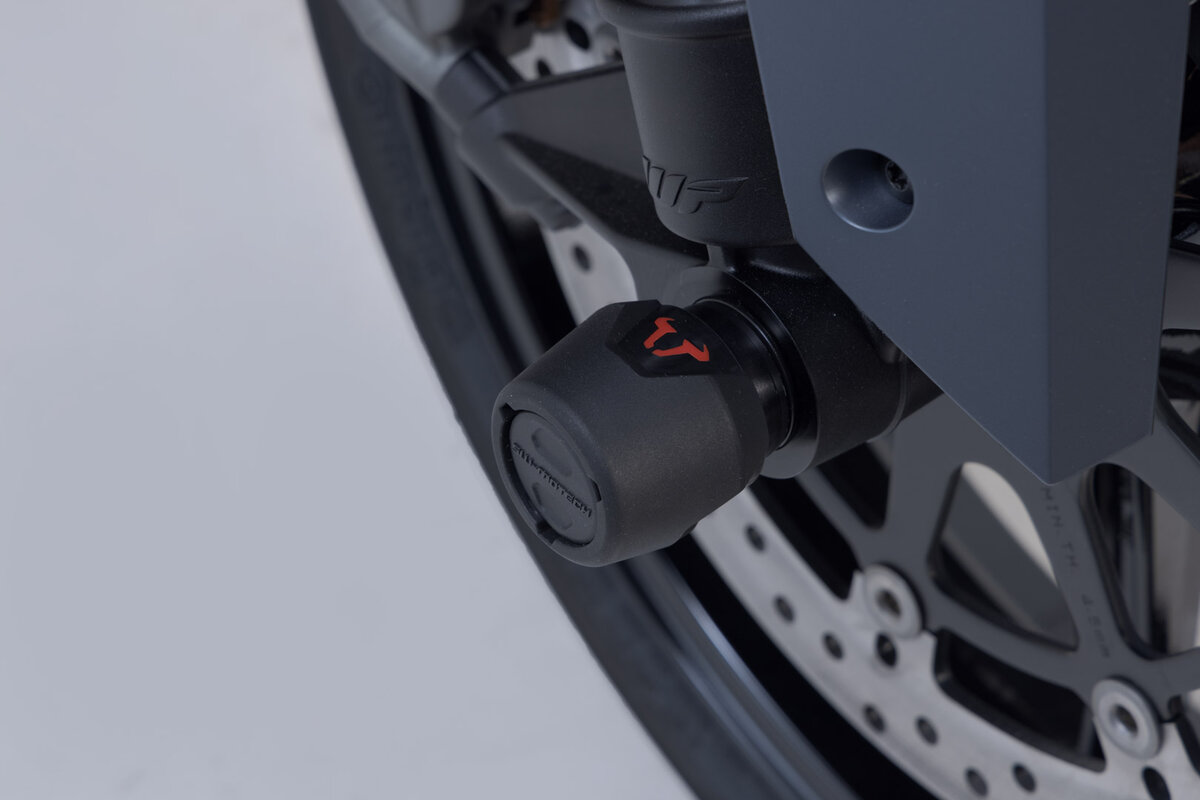 SW-Motech Crash pad kit for front axle black for KTM models - SW Motech