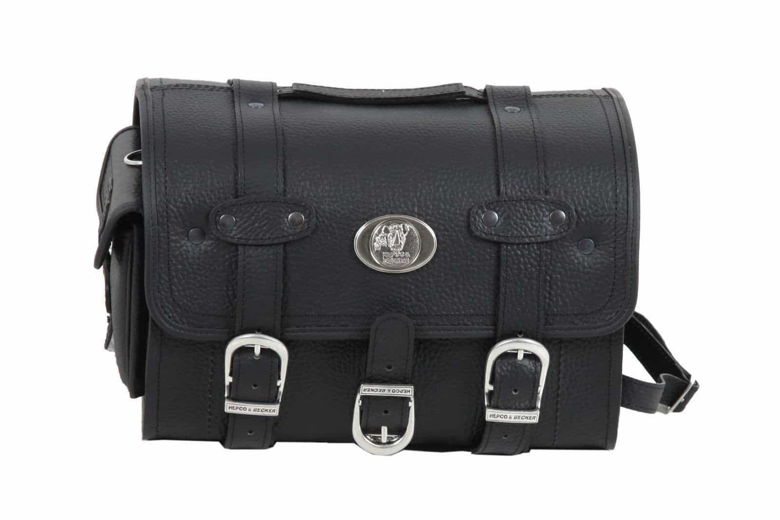 Leather handbag Liberty for Soloracks Hepco & Becker