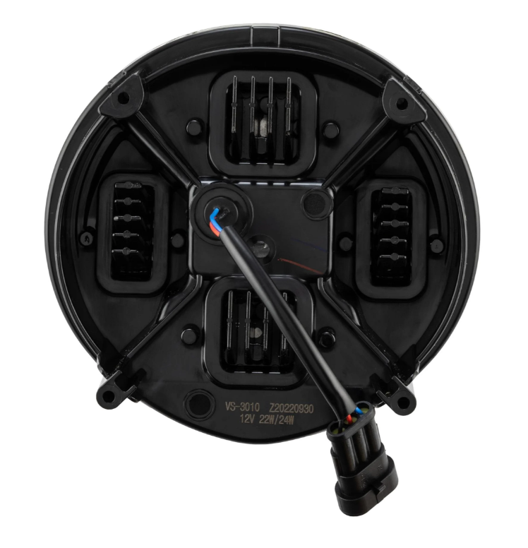 Headlight ZELIONI Black Edition LED for Vespa GTS/GTS Super HPE 125-300 (19-22), black