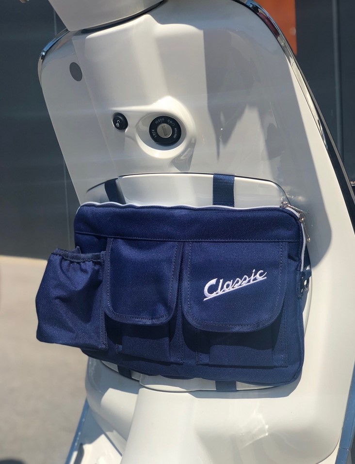 Bag "Classic" for luggage compartment / glove box Vespa - blue, nylon