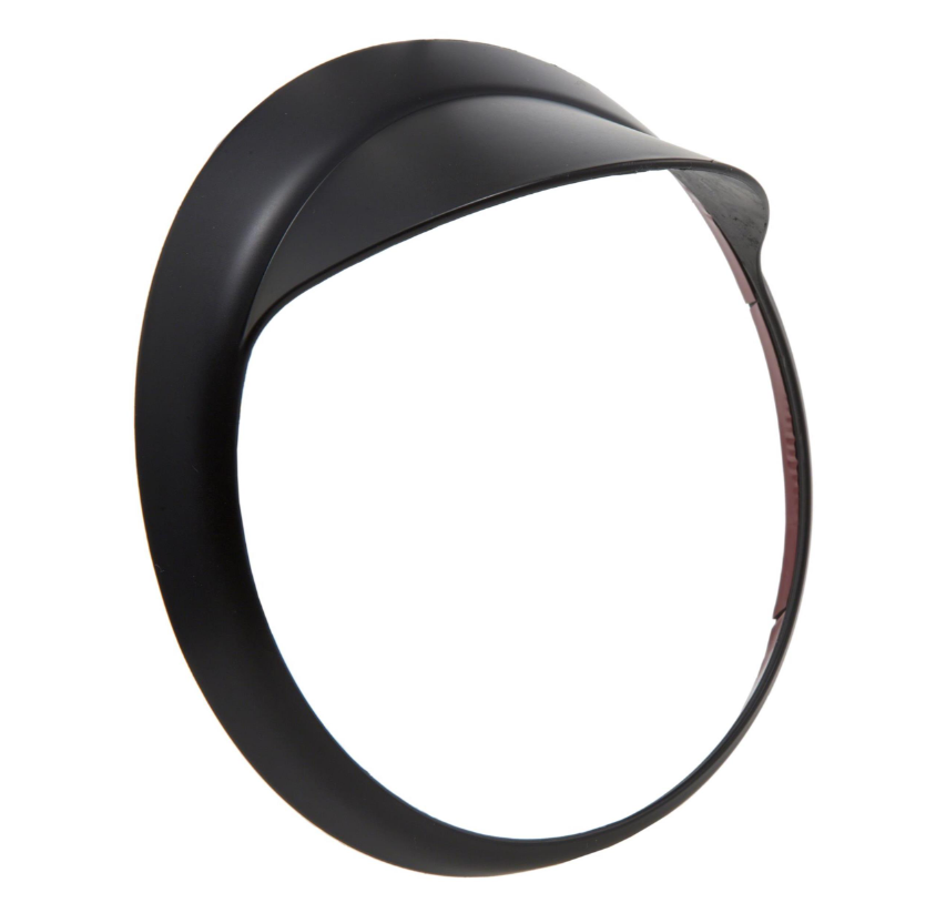 Lamp ring with lampshade for Vespa LX 50-150cc, black matt