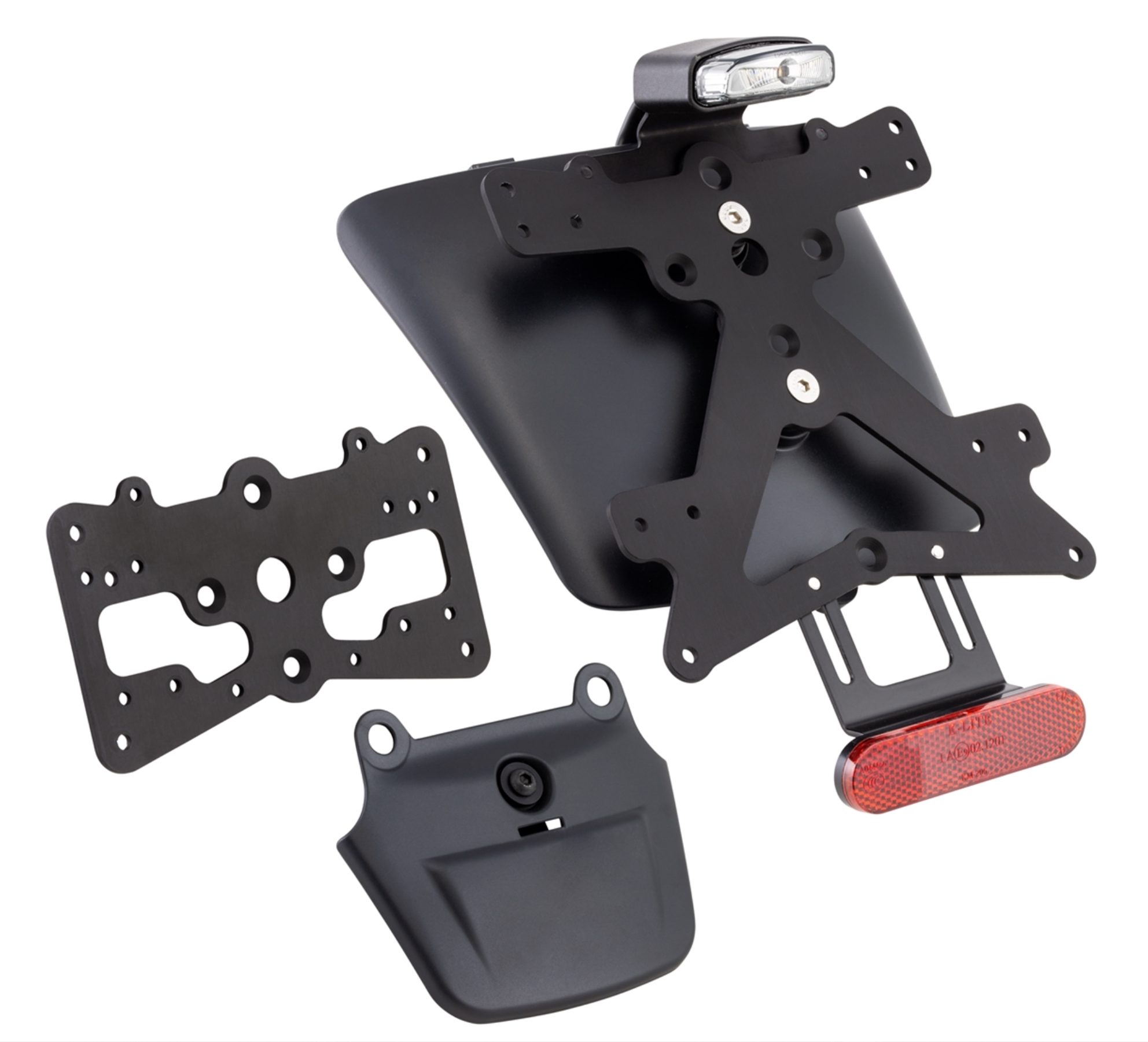 License plate holder rear light RIZOMA for Vespa GTS/GTS Super/GTV/GT 60/GT L 125-300cc 4T LC
