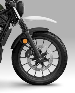 Front fender cover for Honda CL 500 Scrambler (23-) Original