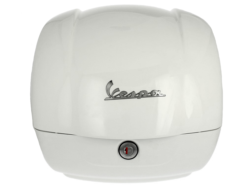 Original top case for Vespa GTS - white montebianco / innocenza 544 (from 2014)
