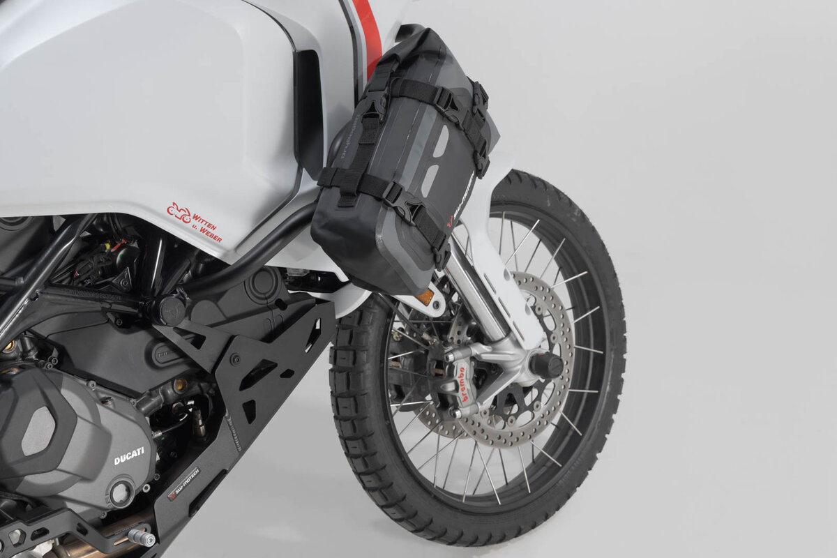 SW-Motech Drybag 80 rear bag for Honda GB 350 S (25-), black / gray - SW Motech