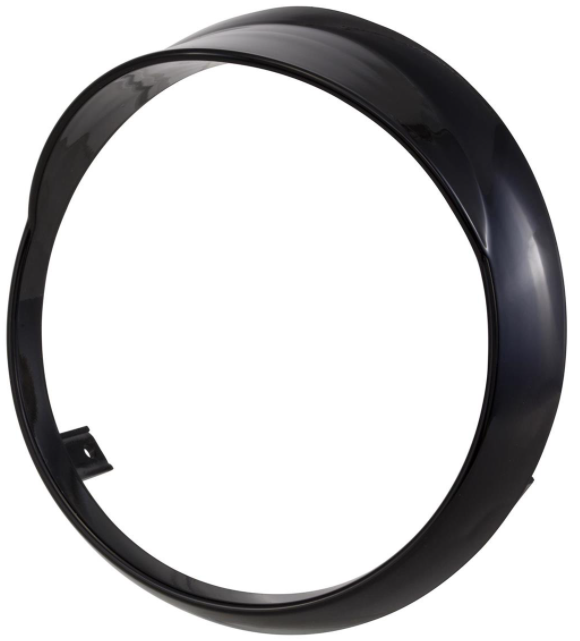 Lamp ring for Vespa Primavera 50-150cc 2T/4T, black glossy